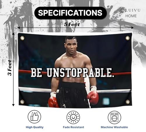 3x5 Ft Sports Polyester Muhammad Flag with Four Grommets - Ali Banners, Cool Inspirational Funny Poster Durable Decorations Wall Motivational Quote