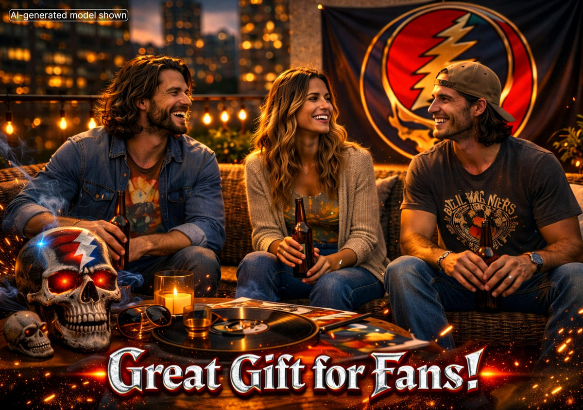 3x5 ft Grateful Dead Dancing Bears Flag – Skull Man Cave Banner