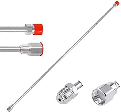 100 cm / 39.37" Airless Paint Sprayer Spray Gun Tip Extension Pole. Extension Pole Rod Set for Airless Spray Gun Painting with Swivel Joint Reversible