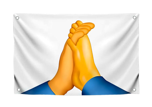 3x5 Feet Funny Art Flag with Four Brass Grommets - Polyester Single Sided Meme Banner for Outside and Inside Use - Cool Apartment Poster for Bedroom