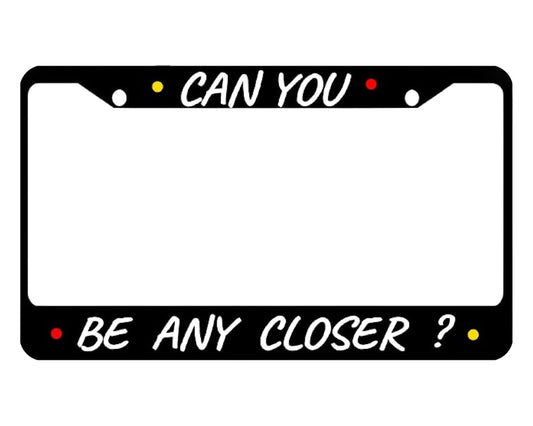 Personalized Car License Plate Frame - Standart Cars USA Stainless Steel Frame - Metal Plate Frame with 2 Holes and Screws 6x12.25 inch