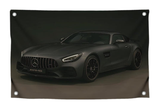 3x5 Feet Flags for Room Boy with Sport Car with Four Brass Grommets - Single Sided Fantastic Durable Tapestry Flag