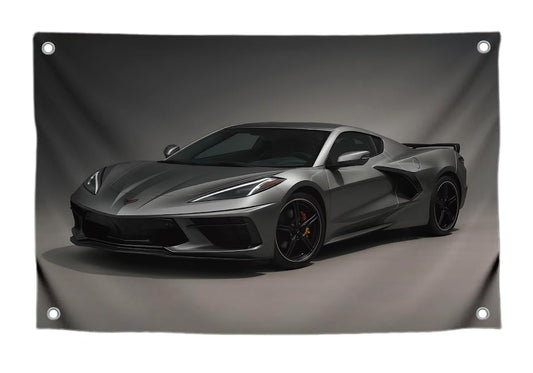 3x5 Feet Car Flag with Four Brass Grommets - Single Sided Racing Wall Garage Decor - Polyester Hanging Tapestries for Bedroom Mens
