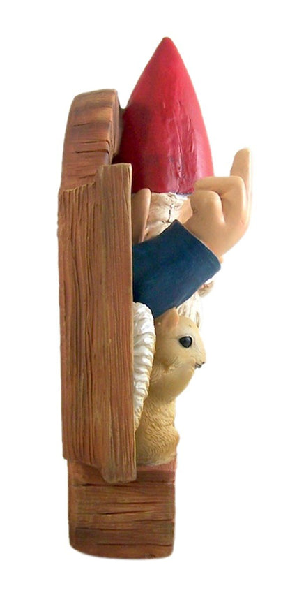 Grumpy Gnome Go Away Wall Plaque 8.75 Inch
