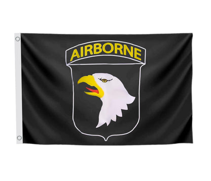 3x5 Feet Double Sided Army Airborne Flag with Two Brass Grommets - Polyester Licensed Army Forces Flag - Officially Licensed Flags U.S. Army