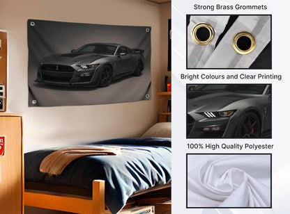 3x5 Feet Drift Car Flag with Four Brass Grommets - Single Sided Bedroom Wall Tapestry Decor - Polyester Banner for Guys Cool Decoration Flags