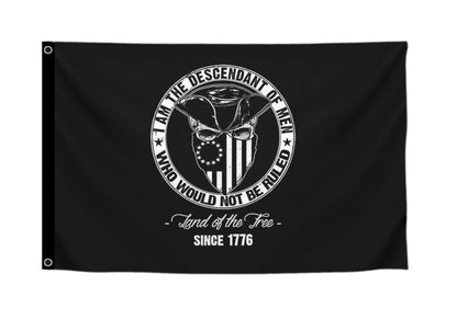 3x5 Ft Single Sided Polyester Flag with 2 Grommets - Proud American Infidel in God We Trust - American Banner for Outside - Political Flags Republican