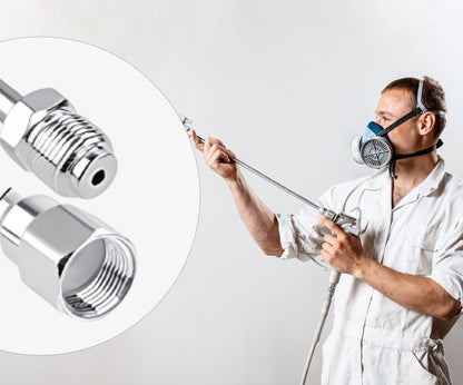 100 cm / 39.37" Airless Paint Sprayer Spray Gun Tip Extension Pole. Extension Pole Rod Set for Airless Spray Gun Painting with Swivel Joint Reversible