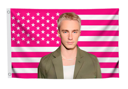 3x5 Ft Drew Flag Single Sided Music Starkey with 2 Grommets - American Music 2024 Polyester Flags - Funny House Cool Tapestry for Garden Yard Party