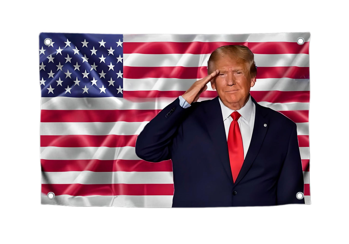 3'x5’ Trump 2024 Flag with 4 Brass Grommets - Large American President Republican Banner - Political Campaign Home Banner - Keep America Great
