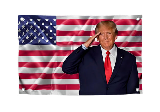 3'x5’ Trump 2024 Flag with 4 Brass Grommets - Large American President Republican Banner - Political Campaign Home Banner - Keep America Great