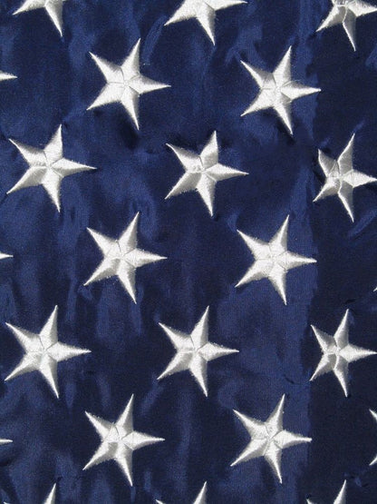 3x5 Embroidered USA American Pole Sleeve Nylon Flag 3'x5' Fade Resistant Double Stitched Premium Quality