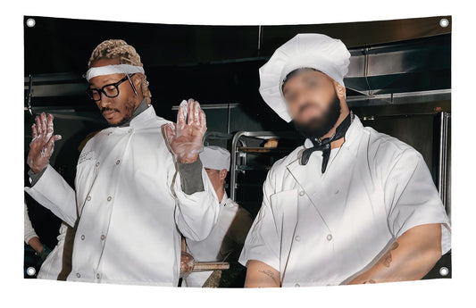3x5 ft Funny Rapper Meme Flag – Dorm & Man Cave Wall Banner