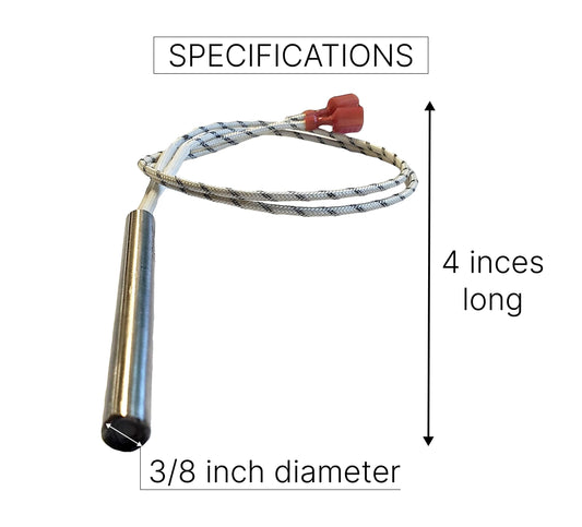 ULVEOL 80619 80481 Pellet Stove Igniter - Pellets Stoves Starter Replacement - Ignitor - 13-1115 FC