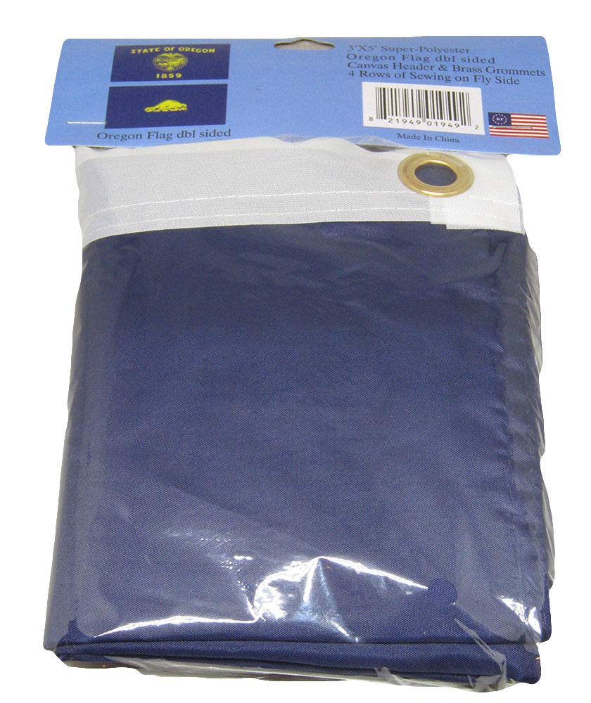 3x5 State of Oregon 3'x5' Double Sided Super Polyester Premium Quality Flag