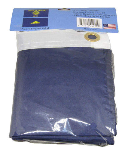 3x5 State of Oregon 3'x5' Double Sided Super Polyester Premium Quality Flag