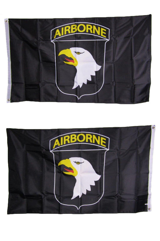 3x5 Army Airborne 101st Heavy Duty Polyester Nylon 200D Double Sided Flag 3'x5' Banner Brass Grommets UV Resistant Premium Quality