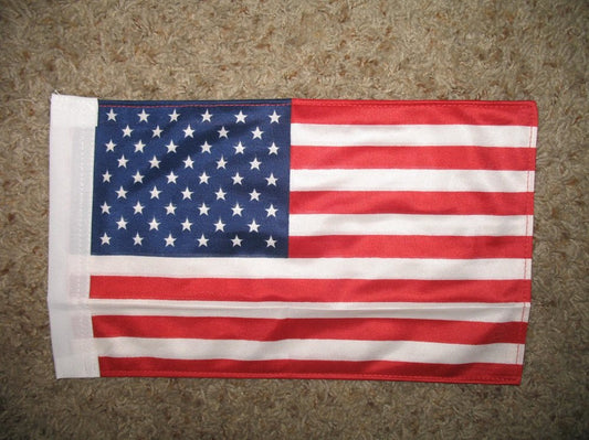 8x12 US USA American 2 Ply Boat Flag Knitted Nylon Boat Flag with Sleeve 8"x12" Banner