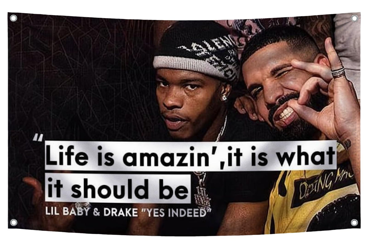 3x5 ft Funny Rapper Meme Flag – Man Cave & Dorm Banner