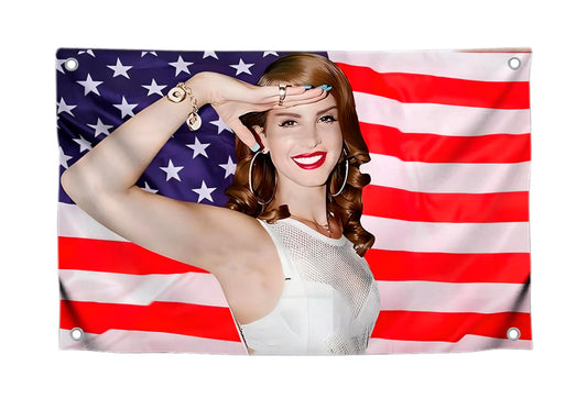 3x5 Ft Musical American 2024 Single Sided Flag with 4 Grommets - Tapestries Banner for Girls or Boys - Tapestry Singer Flags for Outdoor Garage Dorm