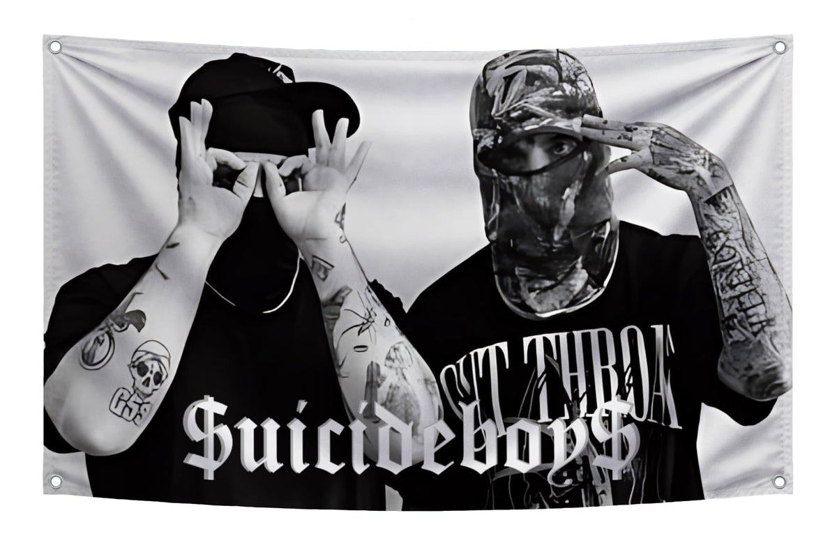 3x5 ft Suicide Music Boys Flag – Bedroom & Dorm Wall Banner