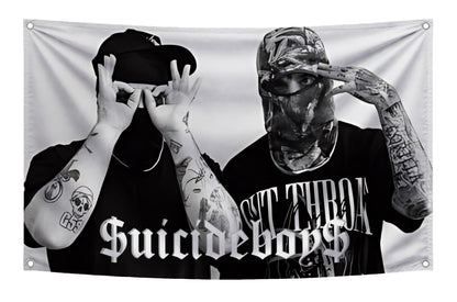 3x5 ft Suicide Music Boys Flag – Bedroom & Dorm Wall Banner