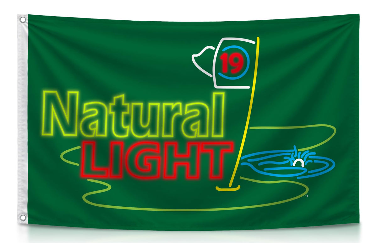 3x5 ft 19th Hole Beer Flag – Man Cave & Golf Bar Banner