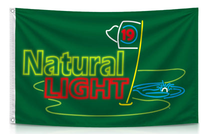 3x5 ft 19th Hole Beer Flag – Man Cave & Golf Bar Banner