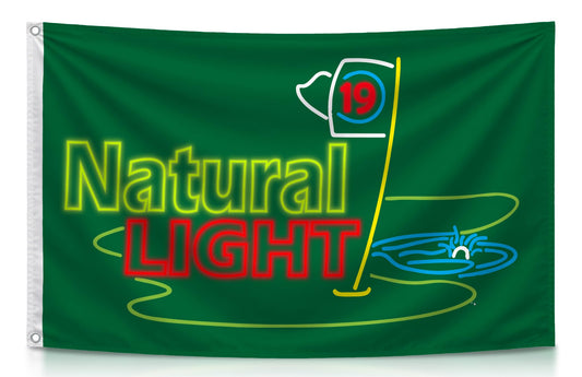 3x5 ft 19th Hole Beer Flag – Man Cave & Golf Bar Banner