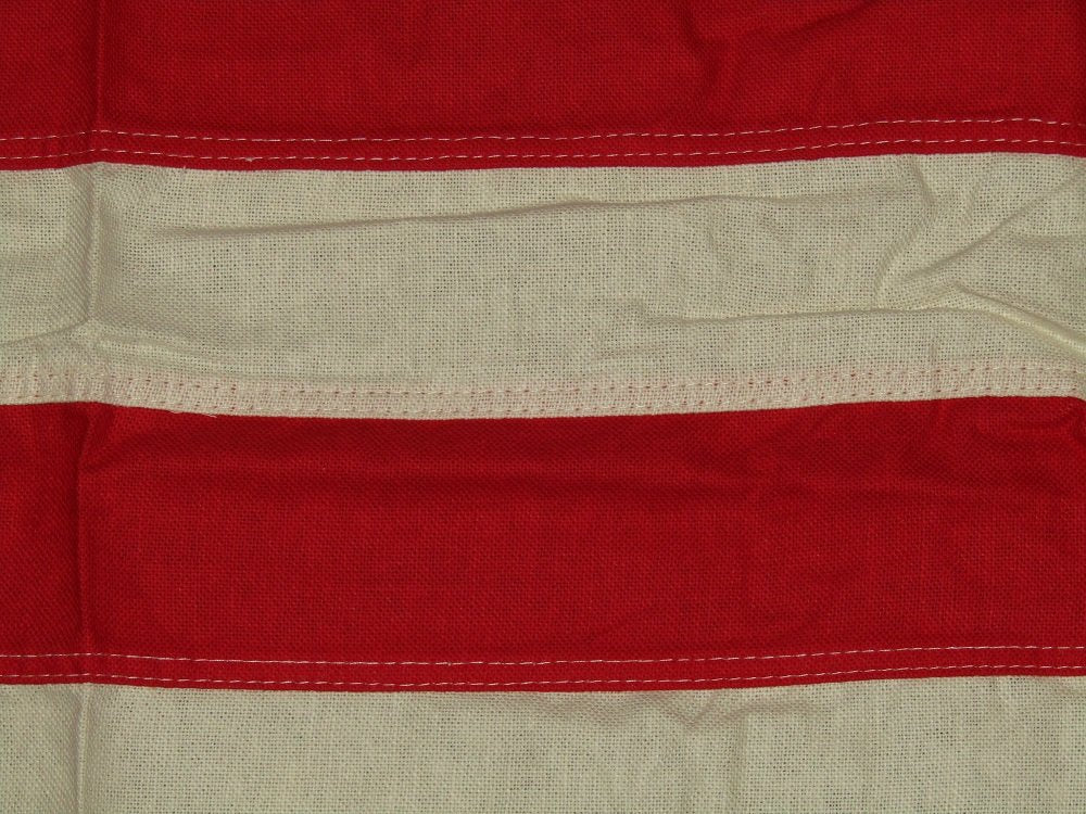 3x5 Embroidered Sewn 48 Star USA American Tea Stain Vintage Cotton Flag 3'x5'