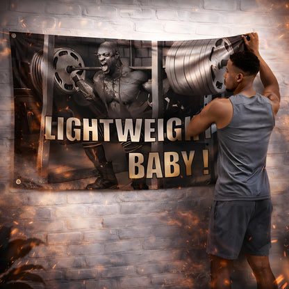 3x5 Ft Ronnie Lightweight Polyester Flag with Four Brass Grommets - Inspire Your Workout Single Sided Flag - Inspirational Stay Motivated with Cool