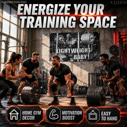 3x5 ft Ronnie Motivational Gym Flag – Bodybuilding Banner