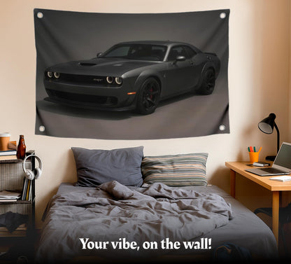 3x5 Feet Racing Car Flag with Four Brass Grommets - Single Sided Aesthetic Wall Decor - Strong Polyester Tapestries for Living Room Great Decoration