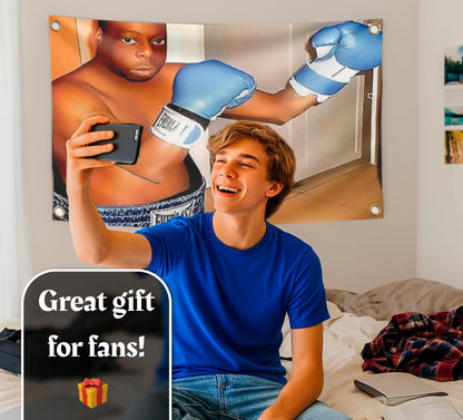 3x5 Ft Boxing Leicester Polyester Flag with Grommets - Cool Flags for College Dorm Men. Funny Teen Room and Gym Decor Cute Wall Meme Single Sided Flag