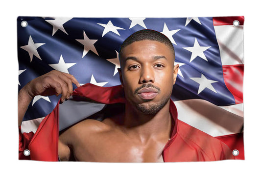 3x5 Feet Michael Tapestry Banner Single Sided Poster Wall Hanging with 4 Grommets - Bedroom Background Decoration Polyester Flag