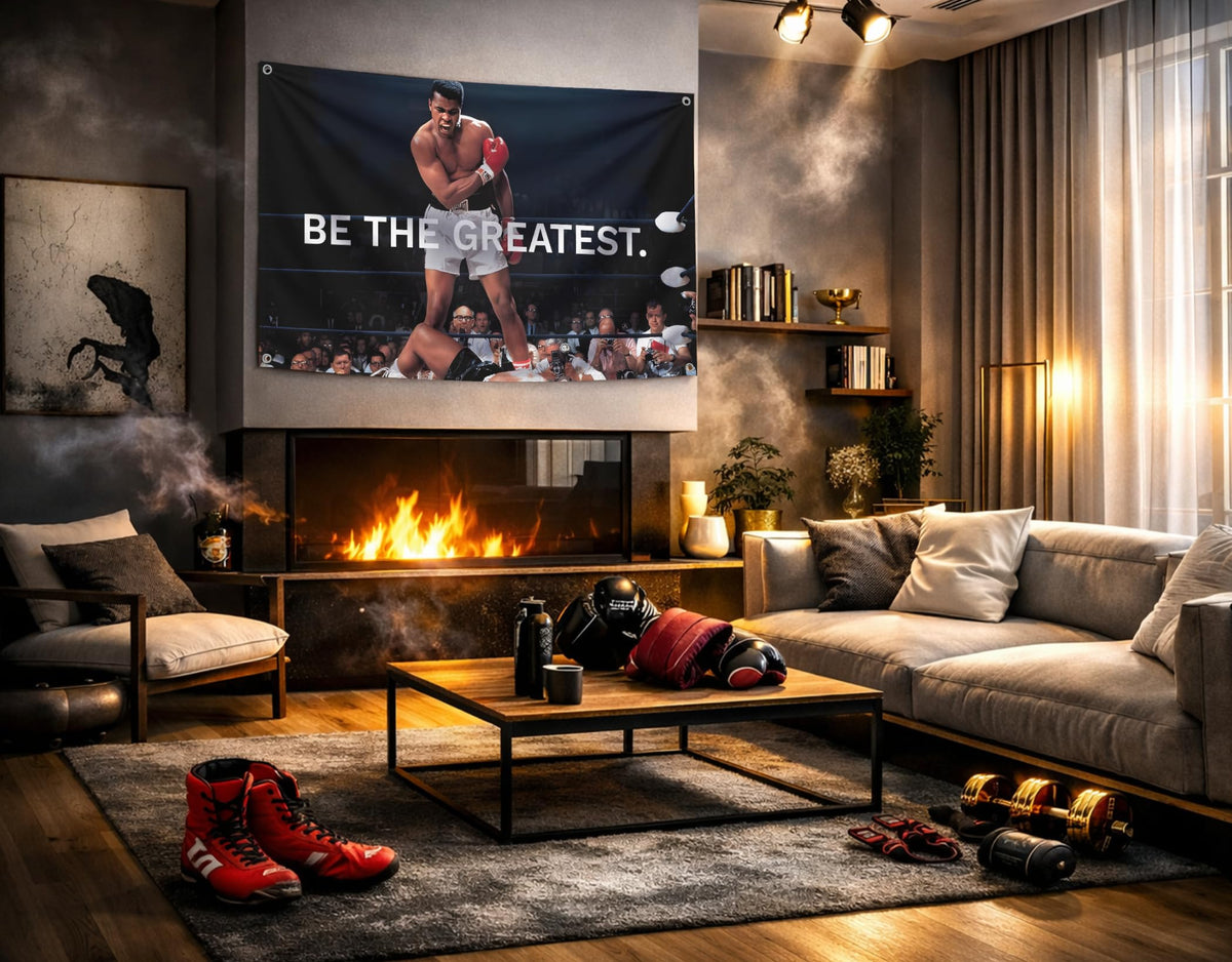 3x5 ft Boxing & MMA Motivational Flag – "Be the Greatest" or "Take Over"