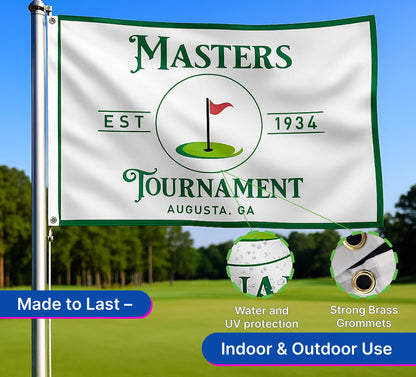 3x5 Ft Golf Sports Polyester Flag Banner with 2 Grommets - Man Cave Party Garden House Outdoor - Golf Sports Tournament Augusta Single Sided Flags