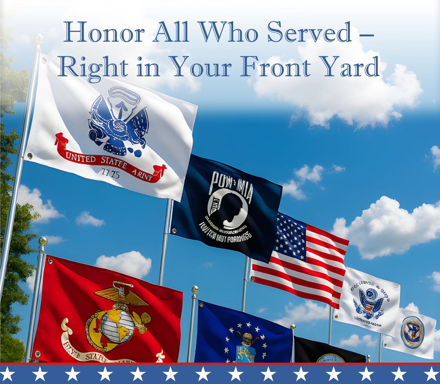 5X Branches Military Set 2x3 Feet - Army Polyester Flags with 2 Grommets Set Space Force - Outdoor Yard American Flag Polyester United States Single