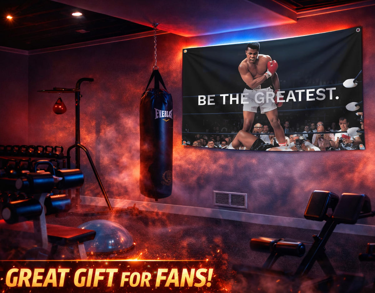 3x5 ft Boxing & MMA Motivational Flag – "Be the Greatest" or "Take Over"