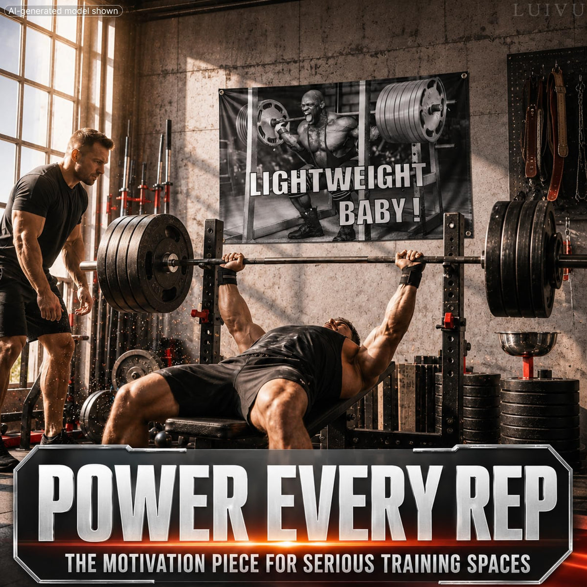 3x5 ft Ronnie Motivational Gym Flag – Bodybuilding Banner