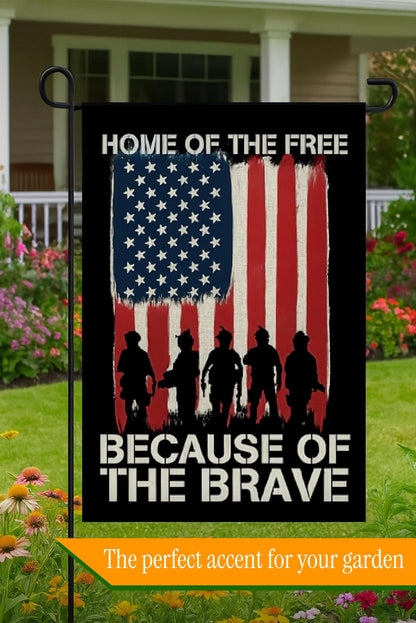 28x40 Inch Double Sided Summer Garden Flag - Memorial Day Yard Flag - Seasonal Large Outdoor Garden Flags of Burlap - Veteran USA flag 4th of July