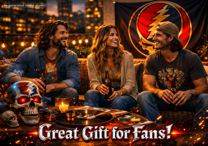 3x5 ft Grateful Dead Dancing Bears Flag – Skull Man Cave Banner
