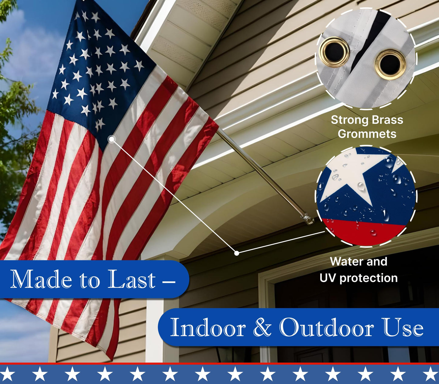 2x3 Feet Single Sided Polyester Military Flags with 2 Grommets Set of Five Branches - Army Flags Set Space Force - Licensed Armed Forces Flag