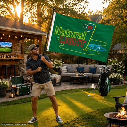 3x5 ft 19th Hole Beer Flag – Man Cave & Golf Bar Banner