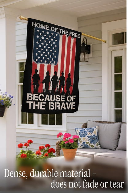 28x40 Inch Double Sided Summer Garden Flag - Memorial Day Yard Flag - Seasonal Large Outdoor Garden Flags of Burlap - Veteran USA flag 4th of July