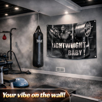 3x5 Ft Ronnie Lightweight Polyester Flag with Four Brass Grommets - Inspire Your Workout Single Sided Flag - Inspirational Stay Motivated with Cool