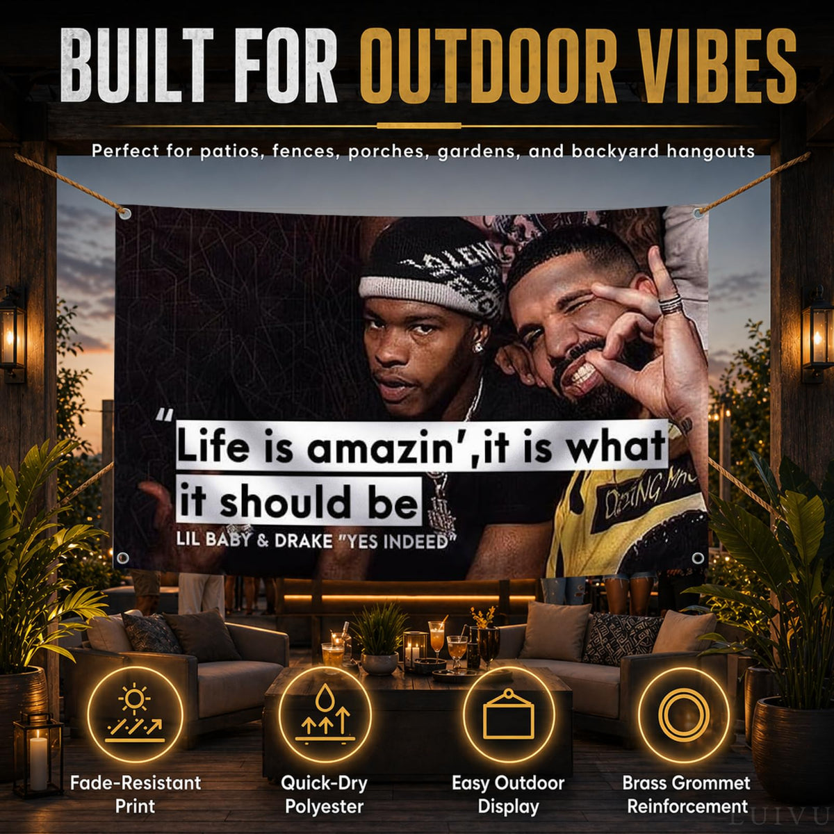3x5 ft Funny Rapper Meme Flag – Man Cave & Dorm Banner