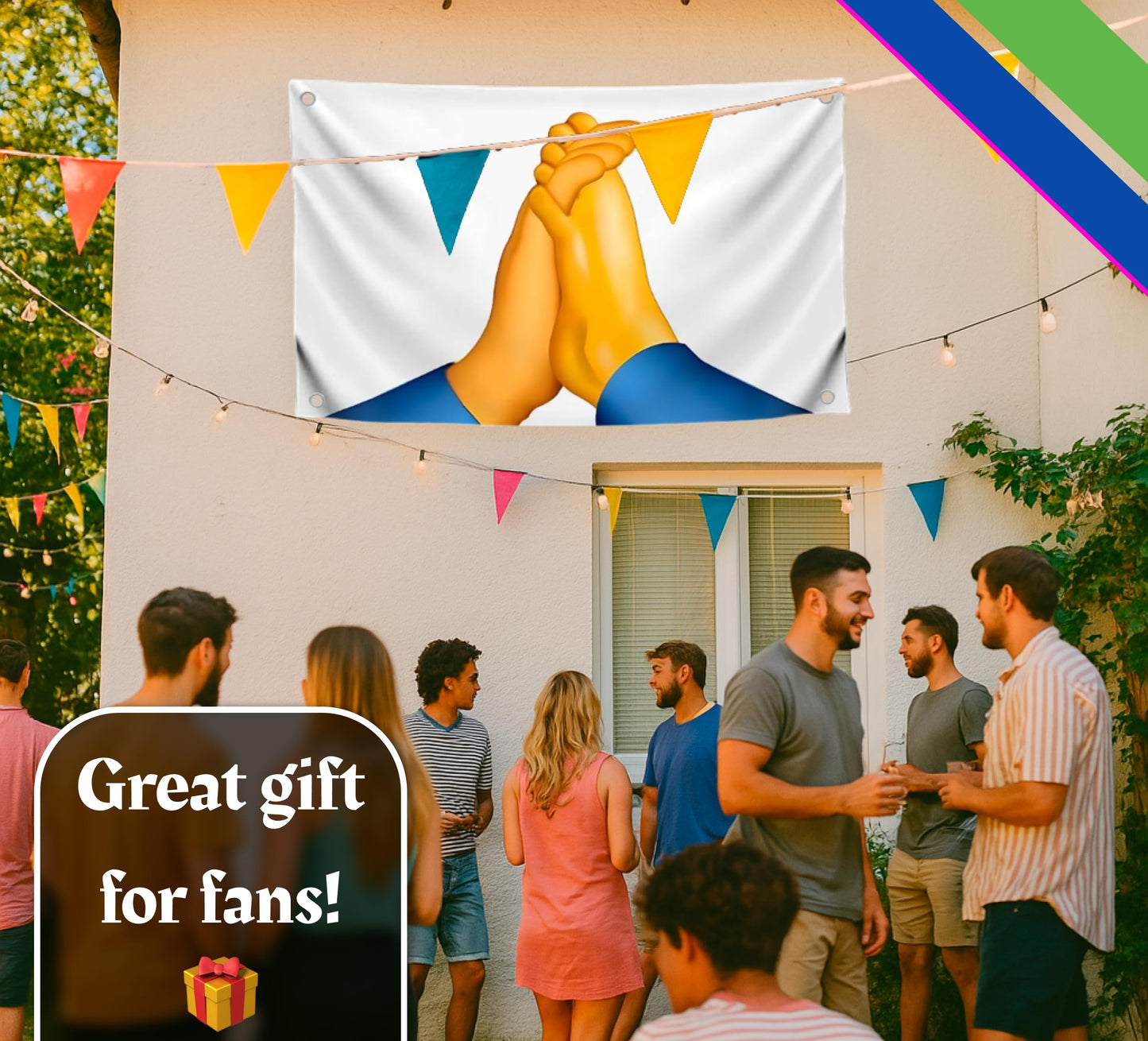 3x5 Feet Funny Art Flag with Four Brass Grommets - Polyester Single Sided Meme Banner for Outside and Inside Use - Cool Apartment Poster for Bedroom