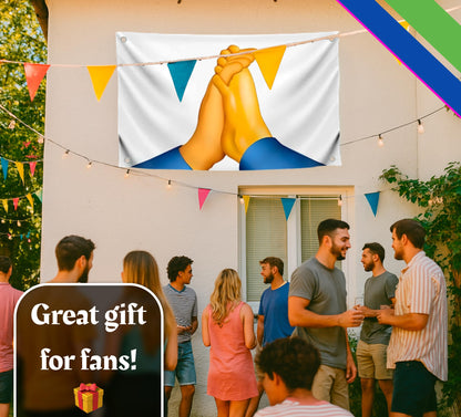 3x5 Feet Funny Art Flag with Four Brass Grommets - Polyester Single Sided Meme Banner for Outside and Inside Use - Cool Apartment Poster for Bedroom