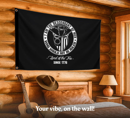 3x5 Ft Single Sided Polyester Flag with 2 Grommets - Proud American Infidel in God We Trust - American Banner for Outside - Political Flags Republican